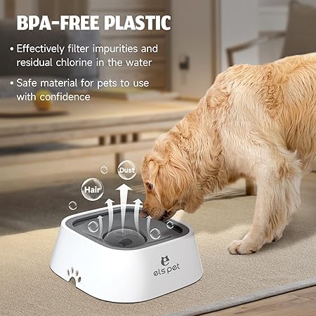 SplashProof Pet Water Bowl