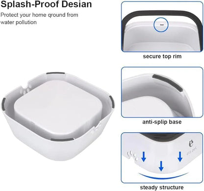 SplashProof Pet Water Bowl